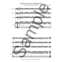 Michael Nyman: A Neat Slice Of Saraband (Score And Parts)