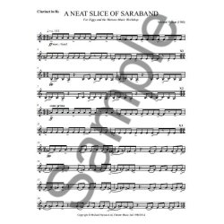 Michael Nyman: A Neat Slice Of Saraband (Score And Parts)