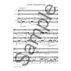 Kaija Saariaho: Light And Matter (Score/Parts)
