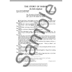 Francis Poulenc: L?Histoire De Babar (For Narrator & Piano Duet ? One Piano, 4 Hands)