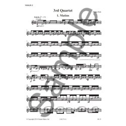 Simon Holt: 3rd Quartet (Parts)