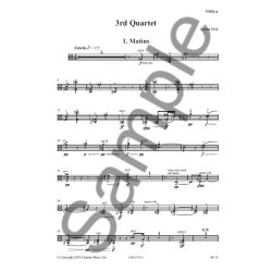 Simon Holt: 3rd Quartet (Parts)