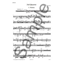 Simon Holt: 3rd Quartet (Parts)