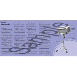 Snare Drum Rudiments Chart