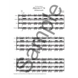 Bryce Dessner: Aheym For String Quartet (Full Score)