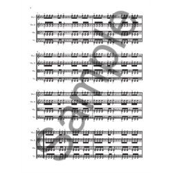 Bryce Dessner: Aheym For String Quartet (Full Score)