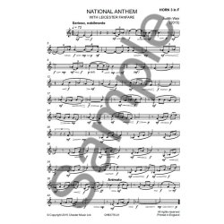 Judith Weir: National Anthem With Leicester Fanfare (Brass Parts)
