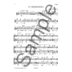 Judith Weir: O Viridissima (Score/Parts)