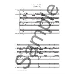 Bryce Dessner: Letter 27 (Score/Parts)