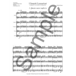 Michael Nyman: I Sonetti Lussuriosi (Full Score)