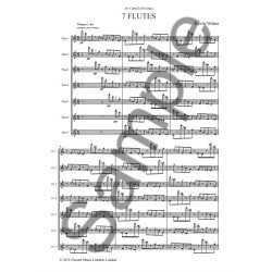 Kevin Volans: 7 Flutes (Score/Parts)