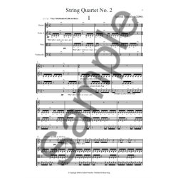 Gabriel Prokofiev: String Quartet No.2 (Score/Parts)