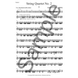 Gabriel Prokofiev: String Quartet No.2 (Score/Parts)