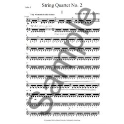 Gabriel Prokofiev: String Quartet No.2 (Score/Parts)