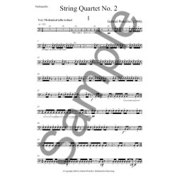 Gabriel Prokofiev: String Quartet No.2 (Score/Parts)