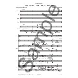 Judith Weir: Leaf From Leaf Christ Knows