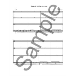 John Luther Adams: Dreams Of The Canyon Wren (Player Score)