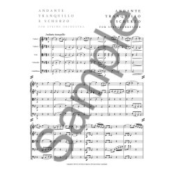 Carl Nielsen: Andante Tranquillo E Scherzo - Score