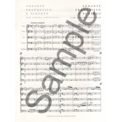 Carl Nielsen: Andante Tranquillo E Scherzo - Score