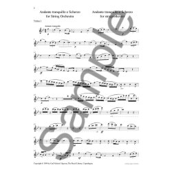 Carl Nielsen: Andante Tranquillo E Scherzo - Parts