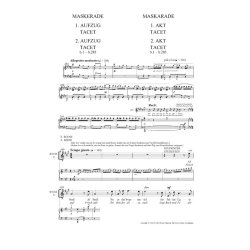 MASKARADE - KORPARTITUR (D/T)