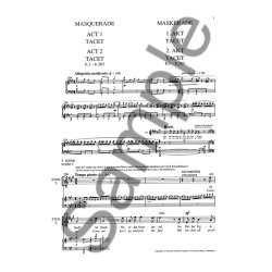 MASKARADE - KORPARTITUR (D/E)