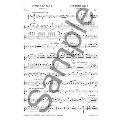 SYMFONI NR. 1 OP. 7 - STEMMER (8.7.6.5.4-STRINGS)