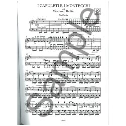BELLINI I CAPULETI E I MONTECCHI ITALIAN VOCAL SCORE P/B