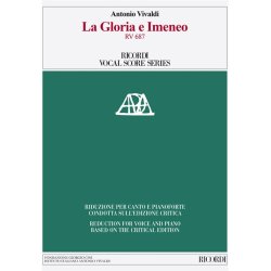 Antonio Vivaldi: La Gloria E Imeneo RV 687 (Vocal Score)