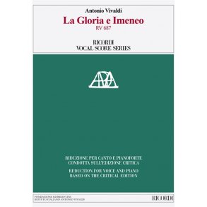 Antonio Vivaldi: La Gloria E Imeneo RV 687 (Vocal Score)