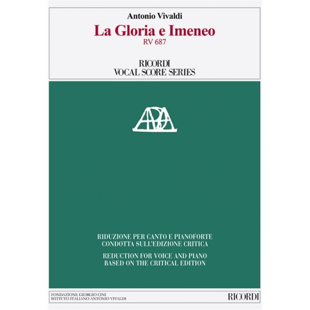 Antonio Vivaldi: La Gloria E Imeneo RV 687 (Vocal Score)