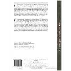 Giuseppe Verdi: Aida - Opera Vocal Score