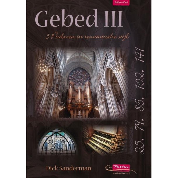 Gebed III : 5 Psalmen In Romantische Stijl - Klavarskribo