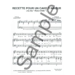 Michel Legrand: Recette pour un Cake D&rsquo;amour