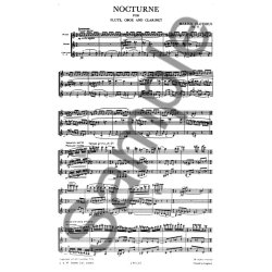 Flothuis  Nocturne Op. 11 Flt/Oboe/Clt In A  Sc/Pts