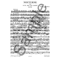 Flothuis  Nocturne Op. 11 Flt/Oboe/Clt In A  Sc/Pts
