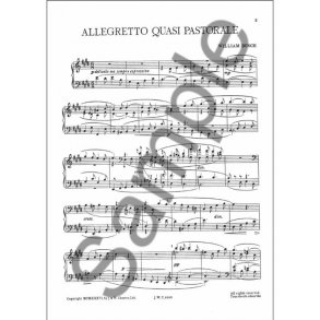 Busch, W Allegretto Quasi Pastorale Piano