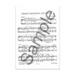 Busch, W Theme, Variations And Fugue Piano