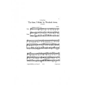 C.W. Orr: Two Songs From A Shropshire Lad (Voice/Piano)