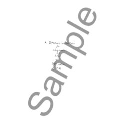 Robert Saxton:  A Yardstick To The Stars (Score)