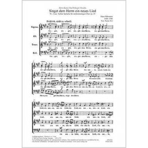 Singet dem Herrn ein neues Lied : Op. 45,2