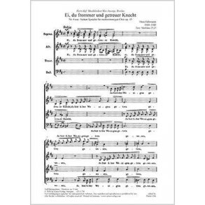 Ei, du frommer und getreuer Knecht : Op. 45,6