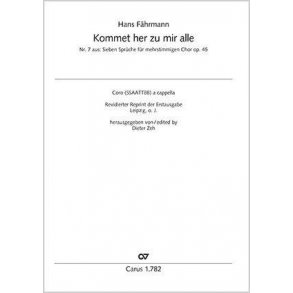 Kommet her zu mir alle : Op. 45,7