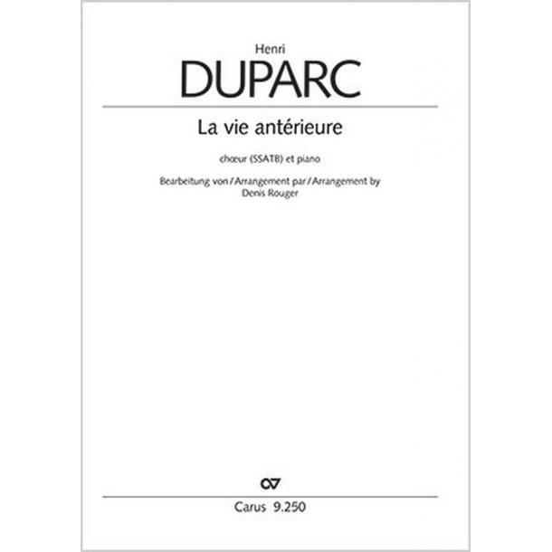 La vie ant&eacute;rieure