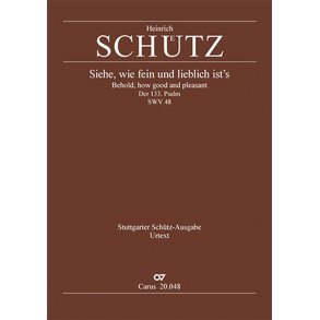 Siehe Wie Fein und Lieblich Ist's : SWV 48