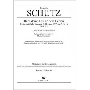 Habe deine Lust an dem Herren : SWV 311