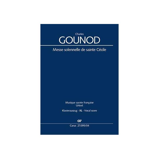 Messe solennelle de sainte C&eacute;cile : CG 56 - Large Score