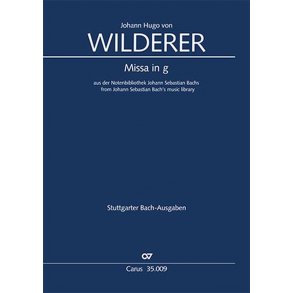 Missa In G Minor : From Johann Sebastian Bach's Music Library