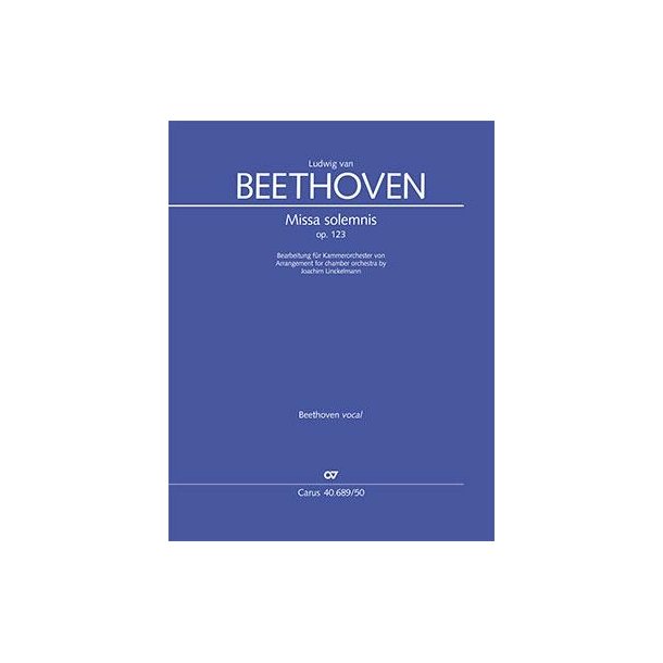 Missa solemnis : D major - Op. 123