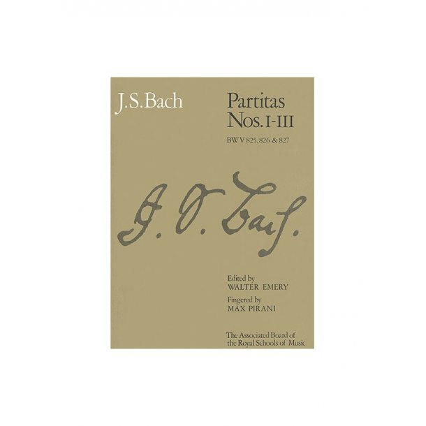 J.S. Bach: Partitas - Nos.I-III (ABRSM)